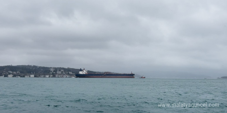 İstanbul Boğazı’nda tanker arızası yaşandı, gemi trafiği durduruldu