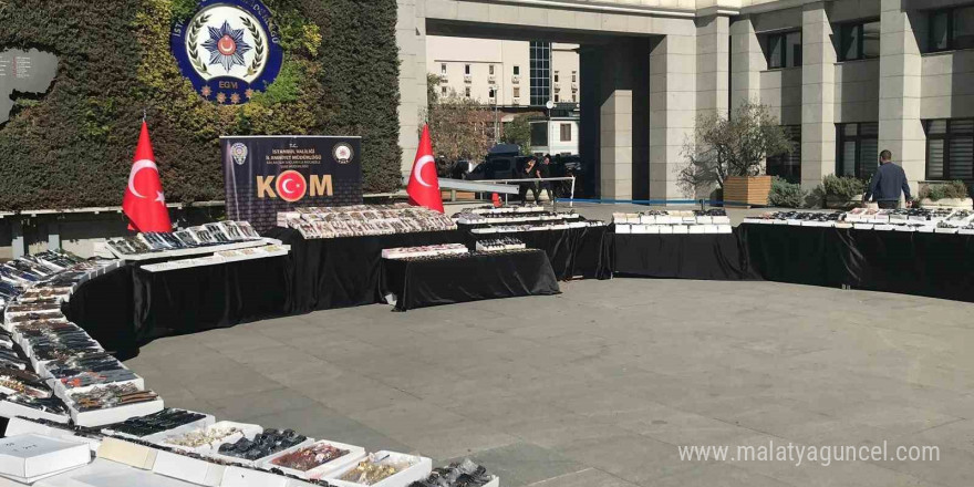 İstanbul’da 100 milyon lira değerinde 73 bin adet kaçak saat ele geçirildi