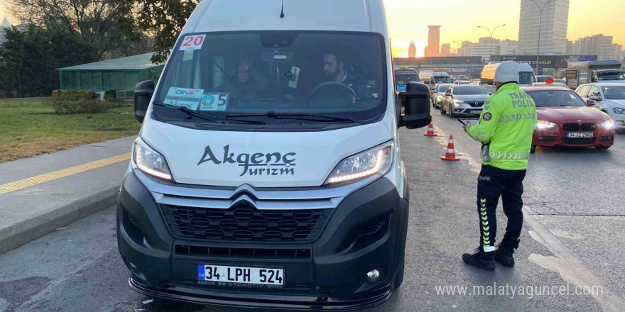 İstanbul’da okul servis araçlarına denetim: 16 bin lira ceza kesildi