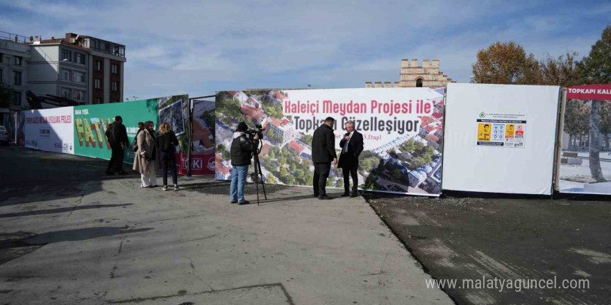 İstanbul’da Topkapı Kaleiçi Meydanı yeniden hayat bulacak