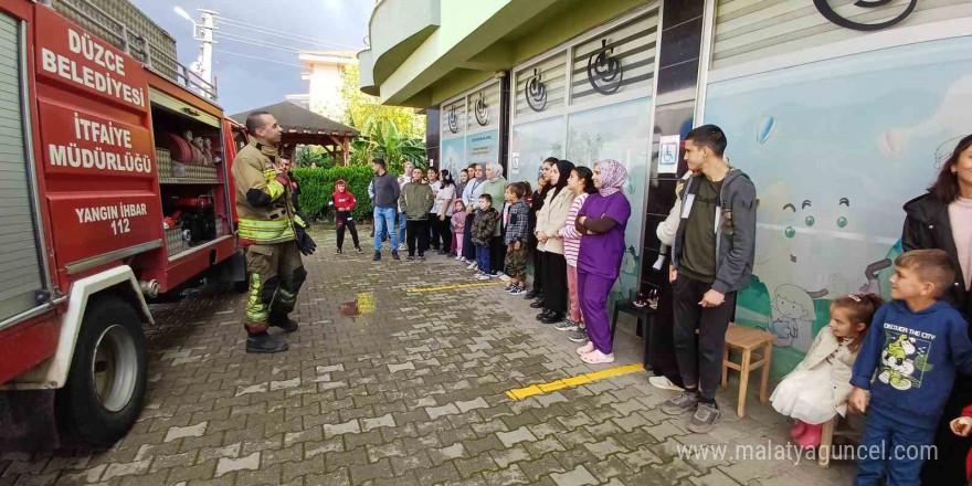 İtfaiyeden en özel tatbikat