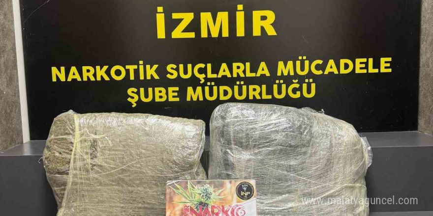 İzmir’de narkotik operasyonları: 32 kilonun üzerinde uyuşturucu ele geçirildi