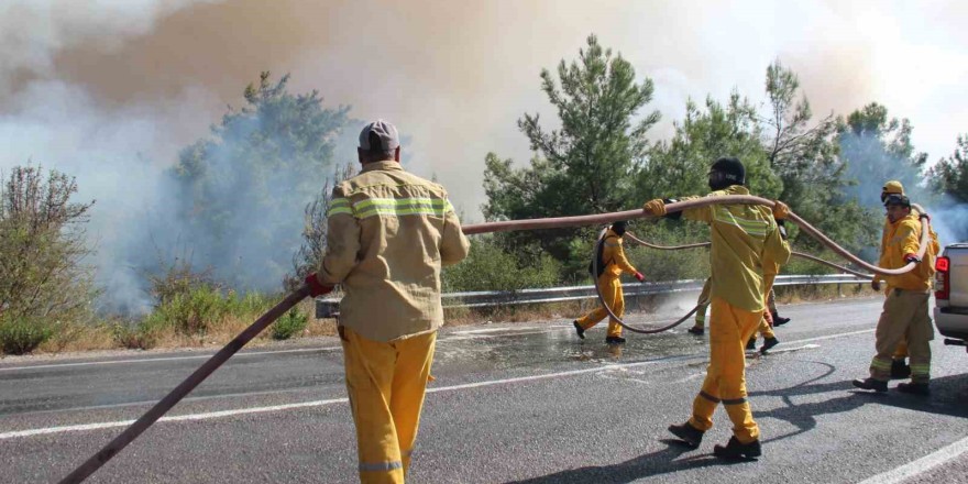 İzmir’de orman yangınında ekip sayısı artırıldı