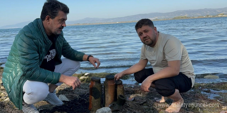 İznik Gölü çekildi, ortaya çıkanlar şok etti