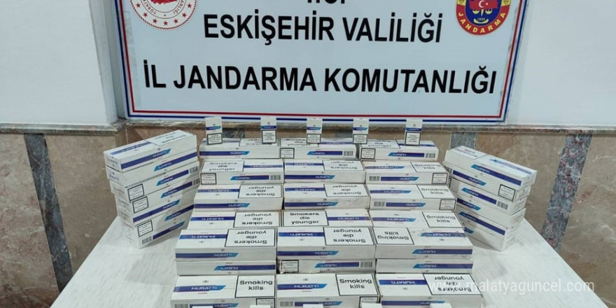 Jandarma ekiplerinden kaçak sigara operasyonu