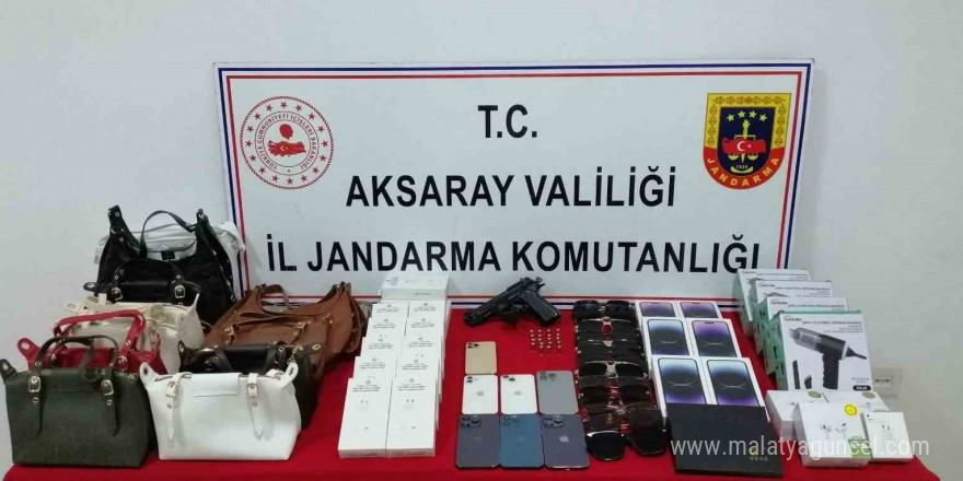 Jandarmadan gümrük kaçağı ürün operasyonu