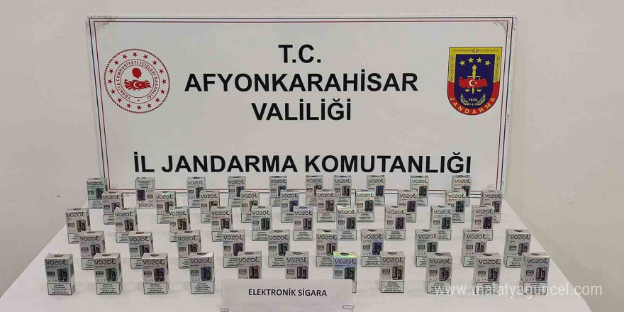 Jandarmadan kaçak elektronik sigara operasyonu