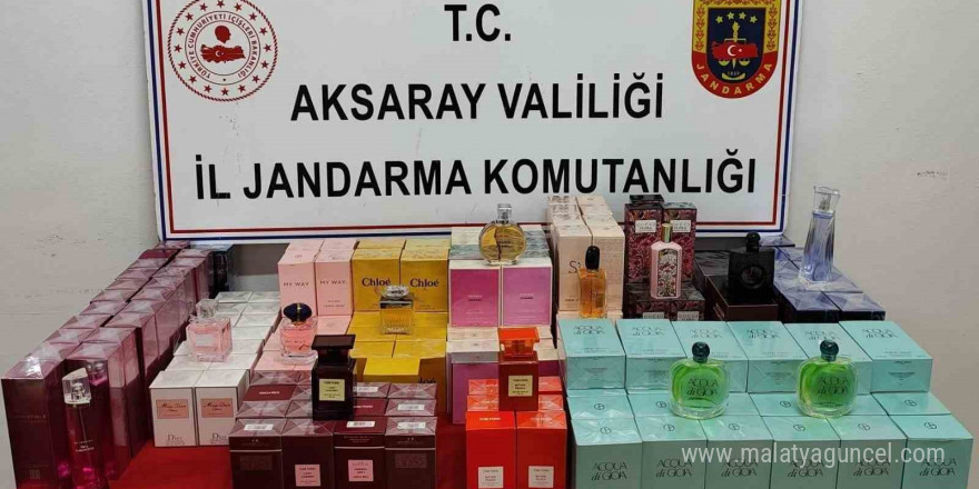 Jandarmadan kaçak parfüm operasyonu