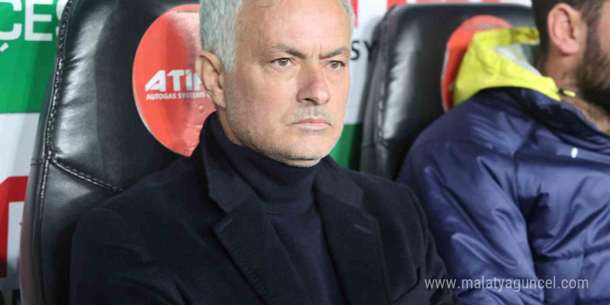 Jose Mourinho’dan Konya’da 6 değişiklik