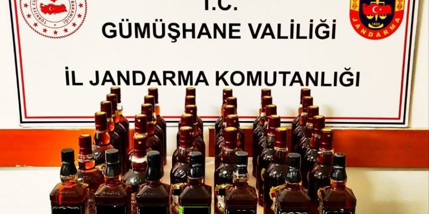 Kaçak alkol operasyonunda şüpheli suçüstü yakalandı