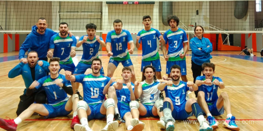 Kadın ve erkek voleybolda bölgesel lig şampiyonu SUBÜ oldu