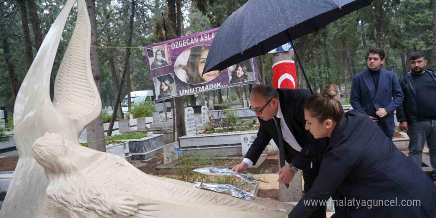 Kadına şiddetin simgesi Özgecan Aslan unutulmadı