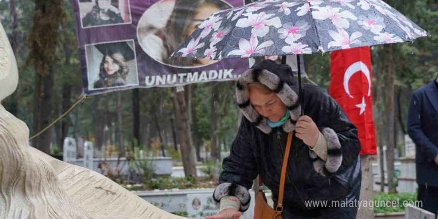 Kadına şiddetin simgesi Özgecan Aslan unutulmadı