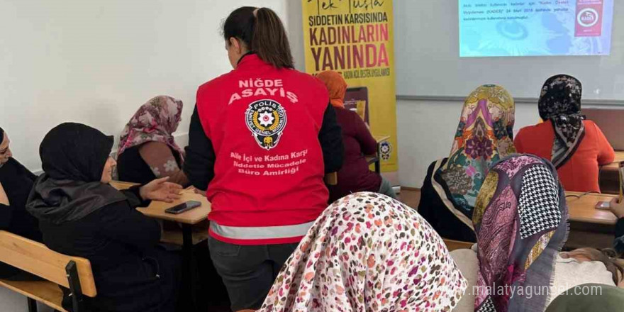 Kadınlara “KADES” uygulaması tanıtıldı