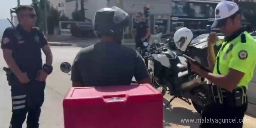 Kahramanmaraş polisinden motosiklet denetimi