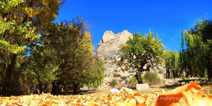 Kahramanmaraş’ta Hurman Kalesi sarıya büründü