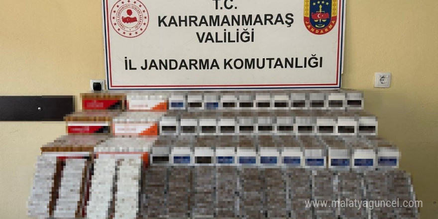 Kahramanmaraş’ta kaçakçılık operasyonu