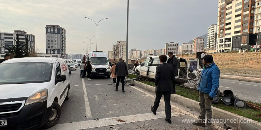 Kahramanmaraş’ta trafik kazası: 1 yaralı