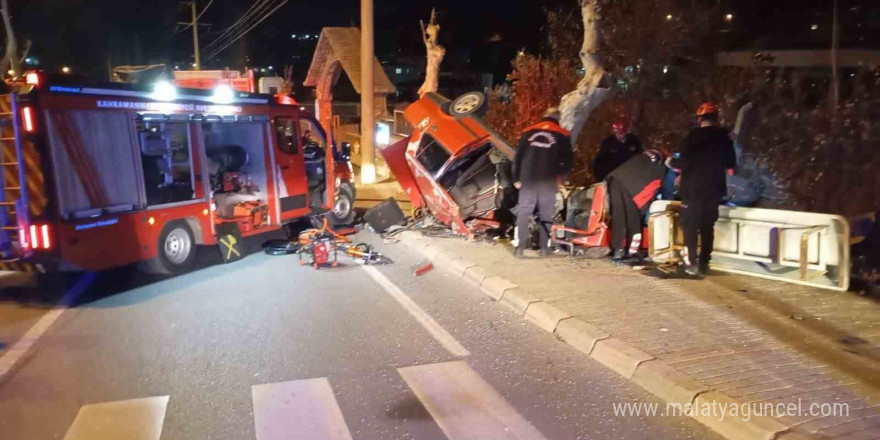 Kahramanmaraş’ta trafik kazası: 2 yaralı