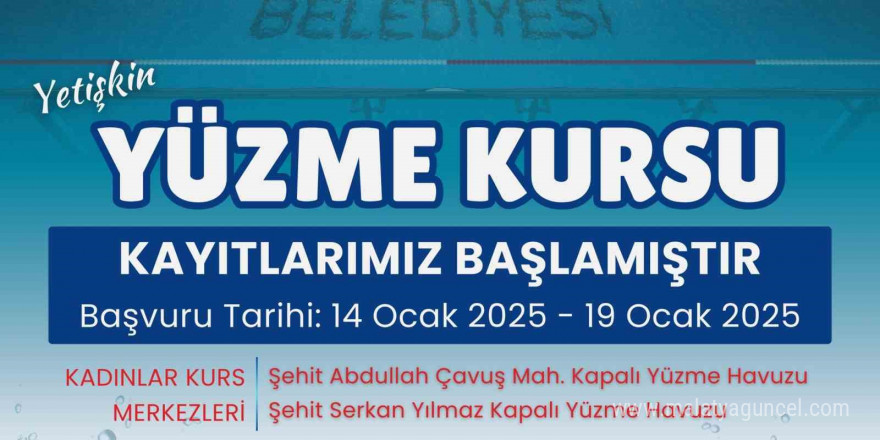 Kahramanmaraş’ta yüzme kursları başladı