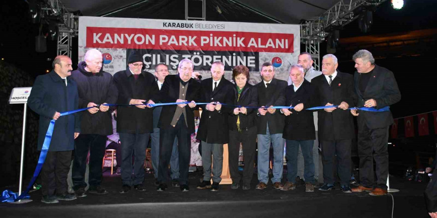 Kanyon Park Piknik Alanı vatandaşların hizmetine açıldı