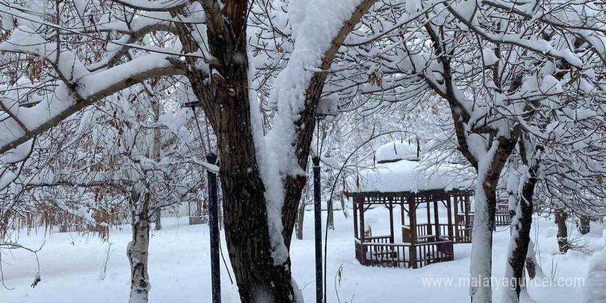 Kar, bir ilçenin tüm köy yollarını ulaşıma kapattı