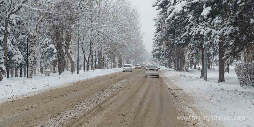 Kar Erzurum’u adeta esir aldı