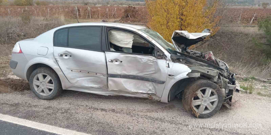 Karaağaç ovasında meydana gelen trafik kazasında 1 kişi yaralandı