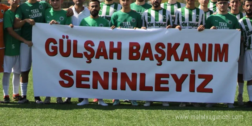 Karaağaçlı Teknik Spor’dan Başkan Durbay’a pankartlı destek