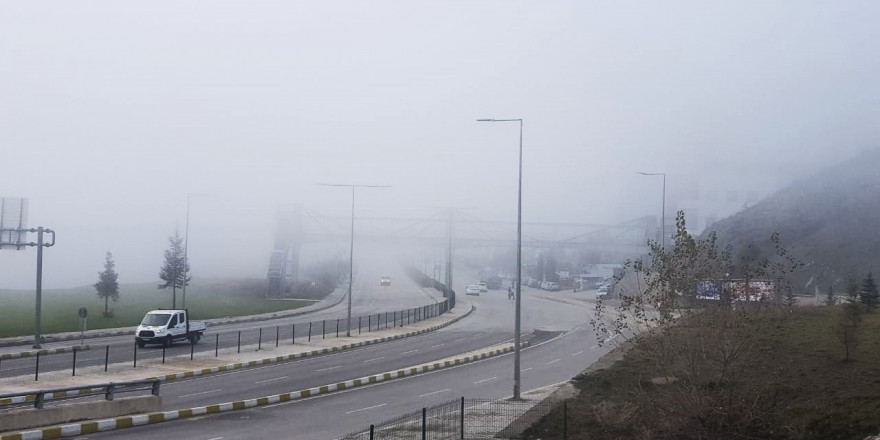 Karabük güne sis ile uyandı