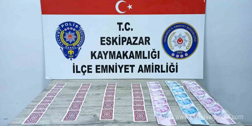 Karabük’te kumar oynayan şahıslara para cezası