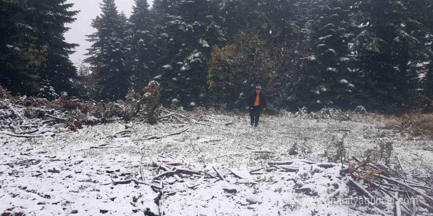 Karabük’te mevsimin ilk karı yağdı