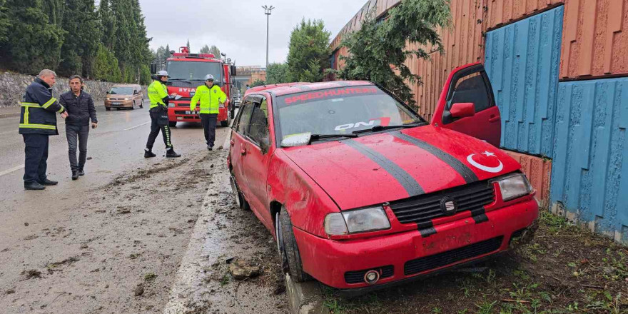 Karabük’te trafik kazaları : 2 yaralı