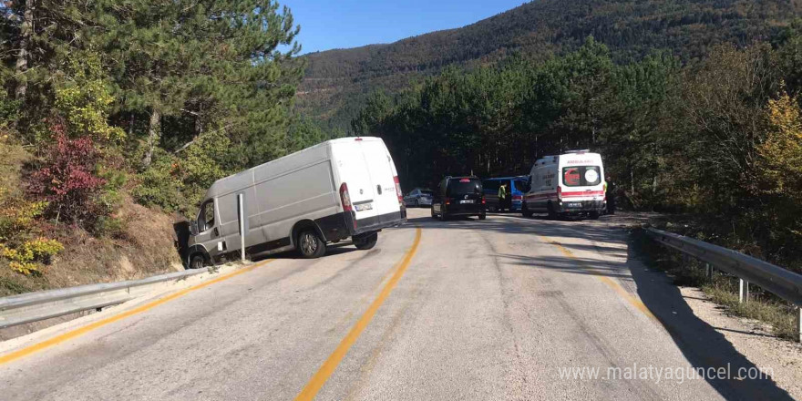 Karabük’te trafik kazası : 1 yaralı