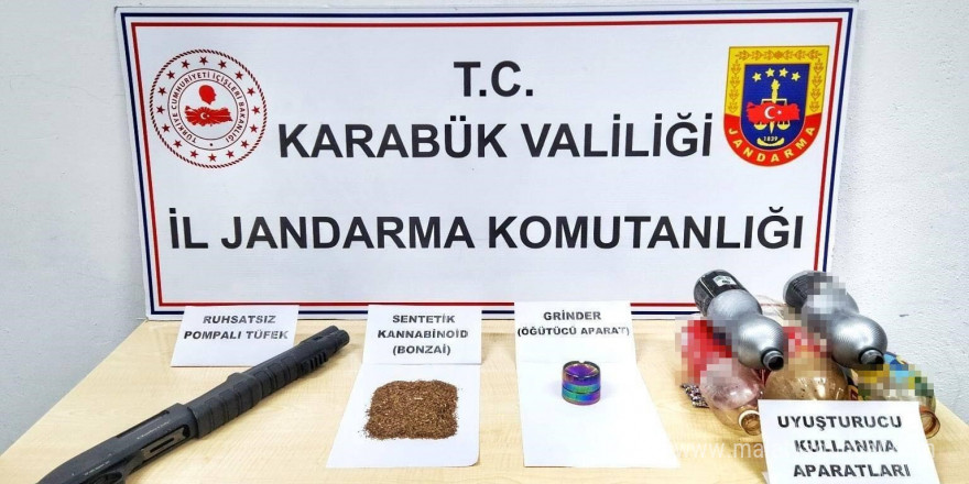 Karabük’te uyuşturucu operasyonu