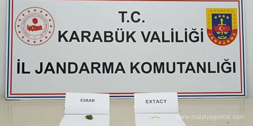 Karabük’te uyuşturucu operasyonu