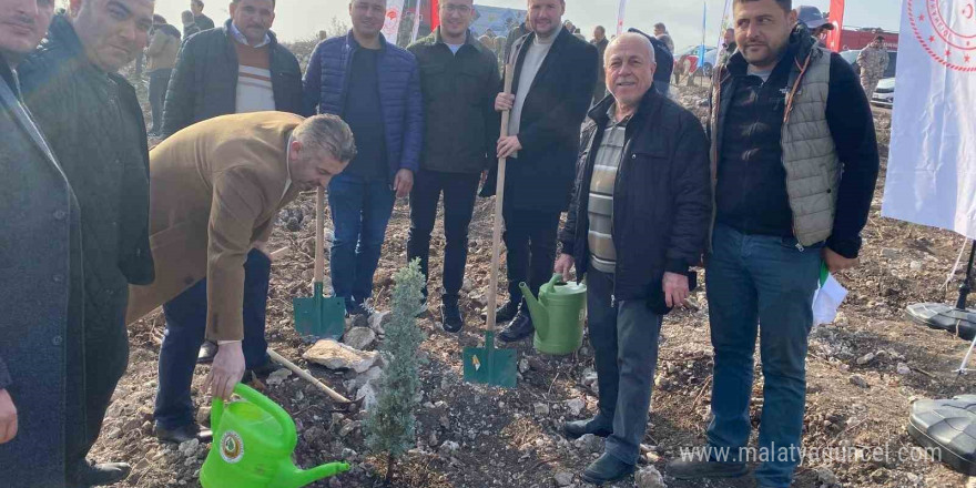 Karesi AK Parti İlçe kongre sonrası fidanlar toprakla buluştu