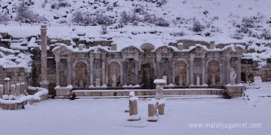 Karlar altında bir masal diyarı Sagalassos