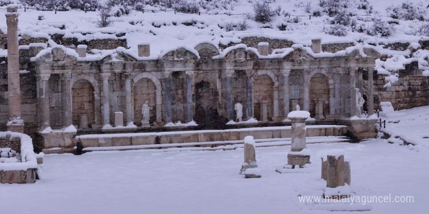 Karlar altında bir masal diyarı Sagalassos