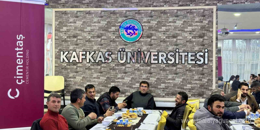 Kars’taki Çalıştaya sanayi kuruluşu Çimentaş Kars Çimento Fabrikası’ndan katkı