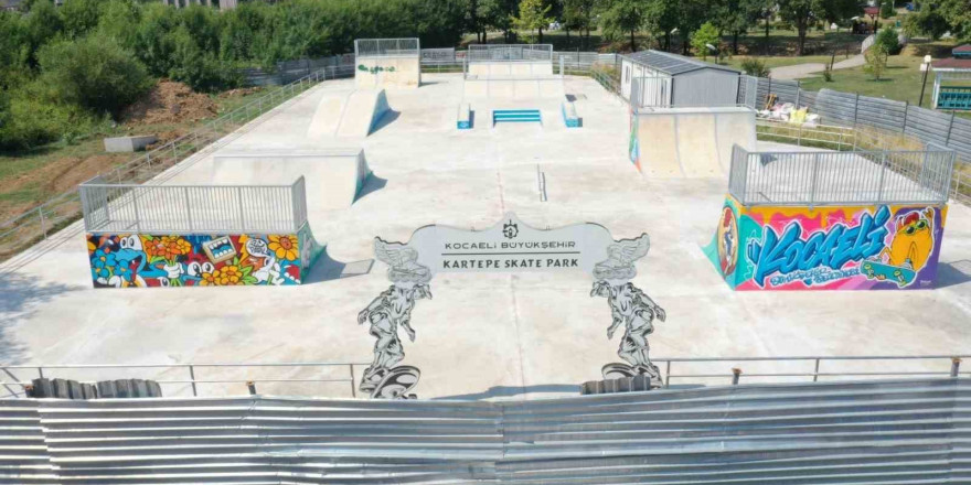 Kartepe’ye skate park yapıldı