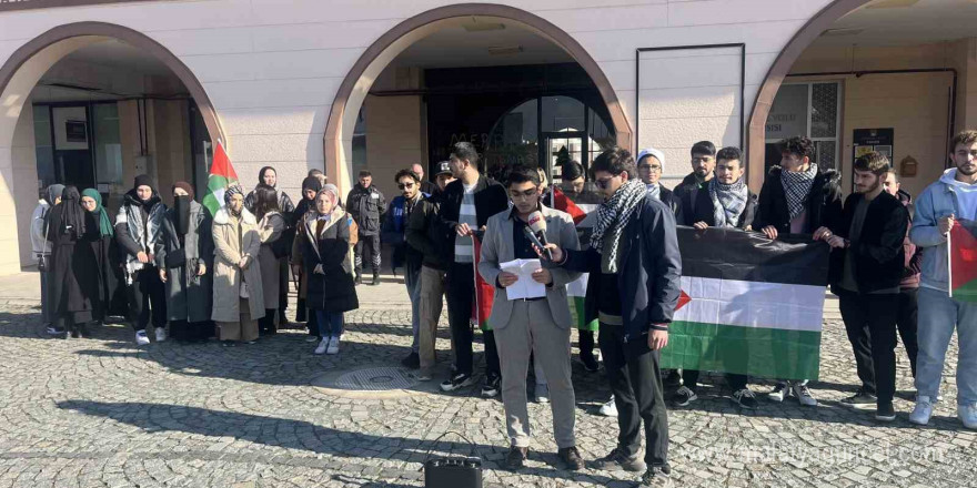 Kastamonu Üniversitesi öğrencileri, Filistin için tek yürek oldu