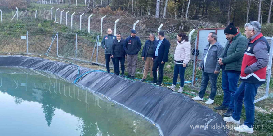 Kastamonu’da 100 tonluk su hasadı ile verimli sulama dönemi başladı