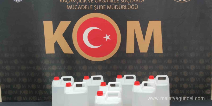 Kastamonu’da 40 litre etil alkol ele geçirildi