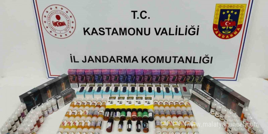 Kastamonu’da çok sayıda elektronik sigara ele geçirildi