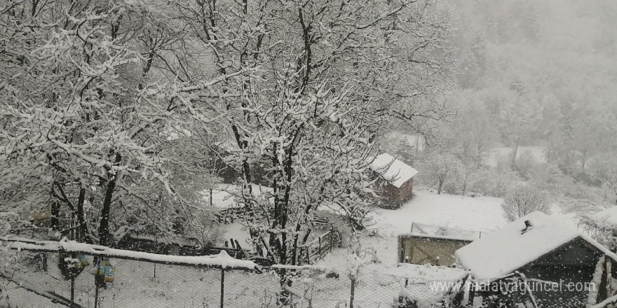 Kastamonu’da kar yağışı etkili oldu