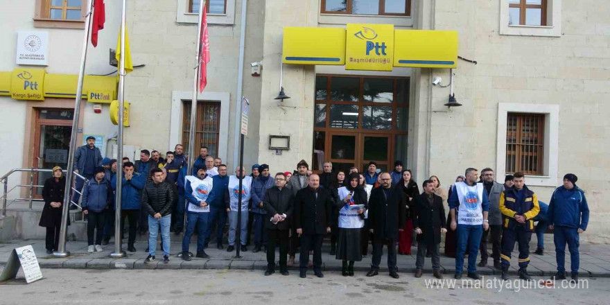 Kastamonu’da PTT çalışanlarından Rize’deki saldırıya tepki