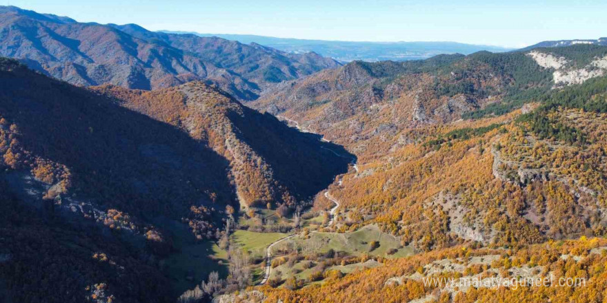 Kastamonu’da sonbaharın renkleri mest ediyor