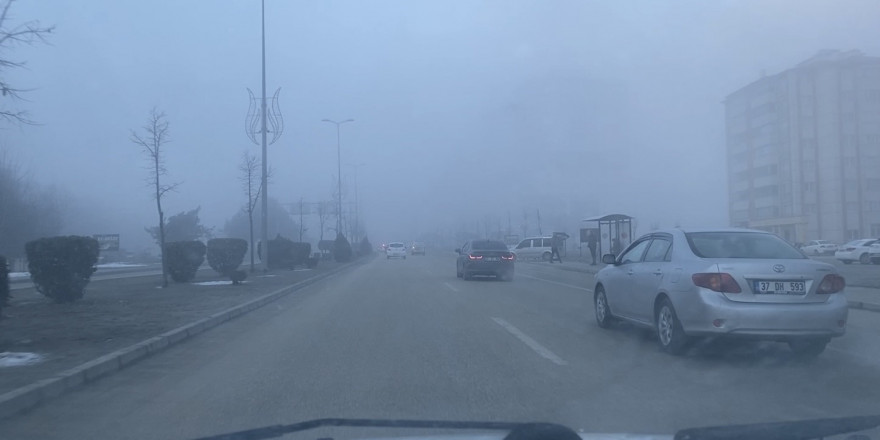 Kastamonu’da yoğun sis etkili oldu