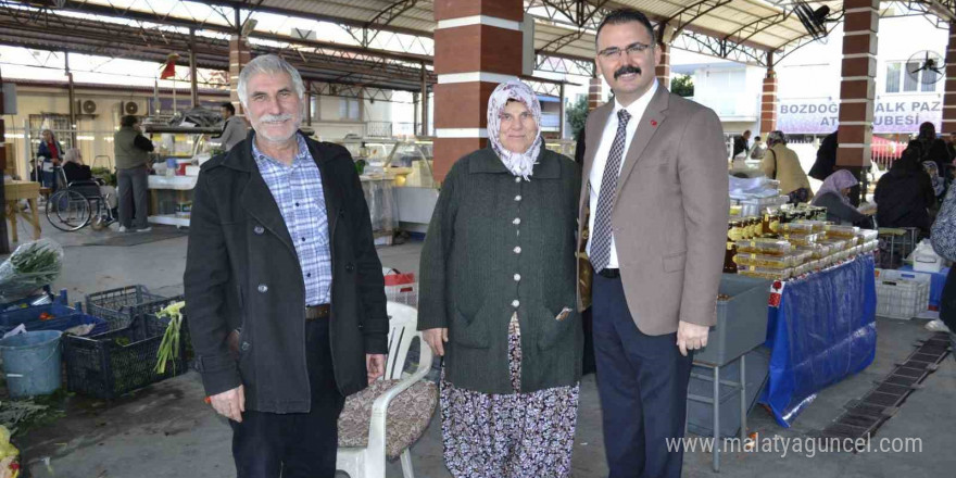 Kaymakam Ali Ekber Ateş, Atça esnafıyla buluştu